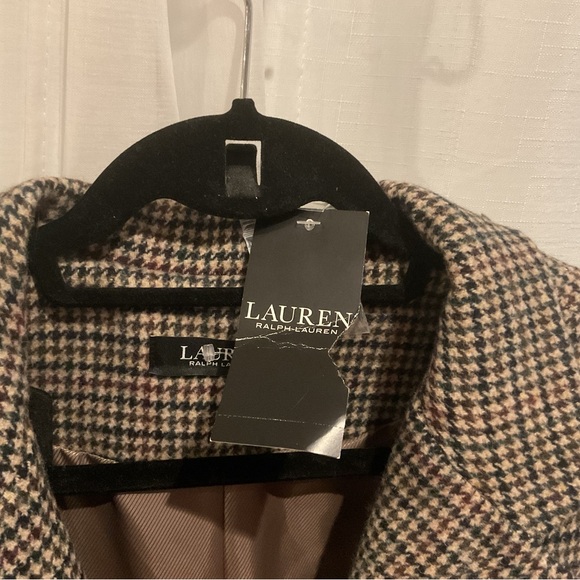 Lauren Ralph Lauren Dark Plaid Jacket with Buckle - Picture 9 of 13